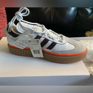 Adidas x Ivy Park Sleek Super 72 Size Men 10 1/2 (Women 11 1/2)White/Maroon/Grey
